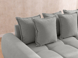 ALBANE L-SHAPED LEFT HAND FACING CORNER SOFA GREY