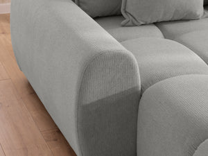 ALBANE L-SHAPED LEFT HAND FACING CORNER SOFA GREY