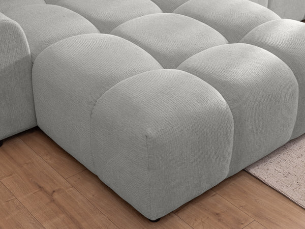 ALBANE L-SHAPED LEFT HAND FACING CORNER SOFA GREY