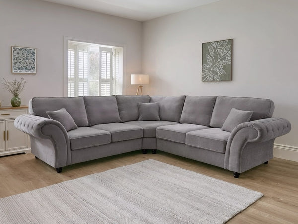WINDSOR CORNER SOFA - GREY