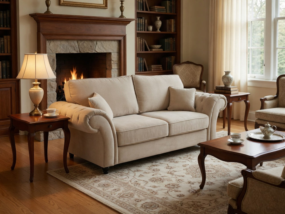 WINDSOR 2 SEATER SOFA NATURAL