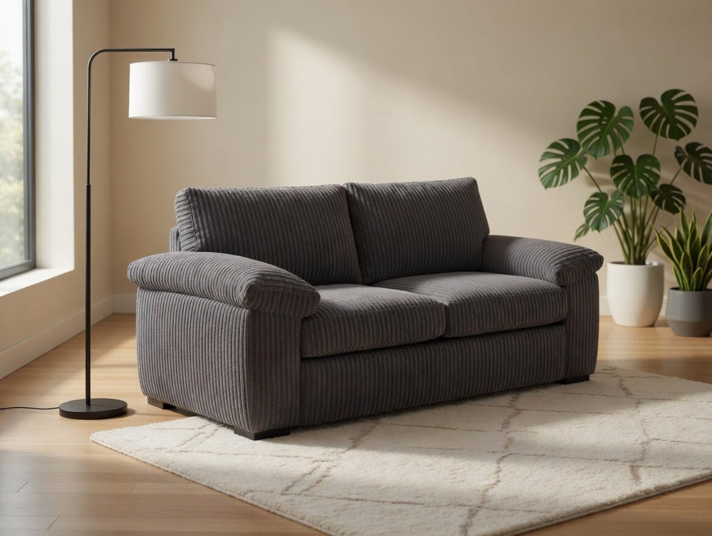 AMALFI 2 SEATER SOFA GREY