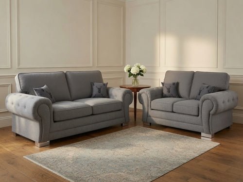 TANGALI 3+2 SEATER SOFA SET - GREY
