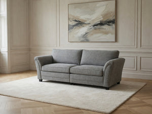 ZINA 3 SEATER SOFA - GREY