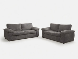 AMALFI 3+2 SEATER SOFA SET GREY