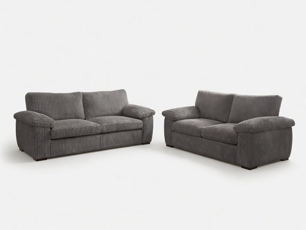 AMALFI 3+2 SEATER SOFA SET GREY
