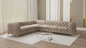 CHELSEA BIS L-SHAPED LEFT HAND FACING CORNER SOFA BEIGE