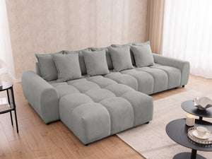 ALBANE L-SHAPED LEFT HAND FACING CORNER SOFA GREY