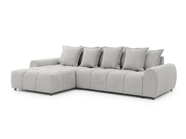 ALBANE L-SHAPED LEFT HAND FACING CORNER SOFA GREY