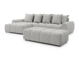 ALBANE L-SHAPED LEFT HAND FACING CORNER SOFA GREY