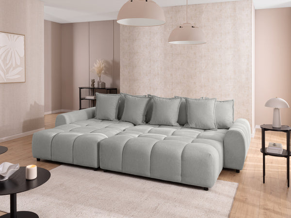 ALBANE L-SHAPED LEFT HAND FACING CORNER SOFA GREY