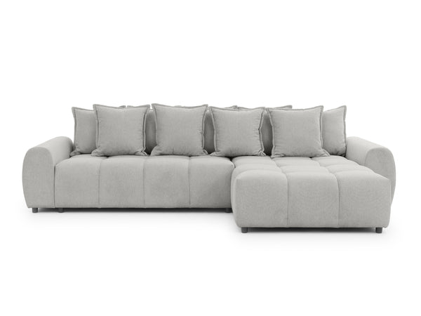 ALBANE L-SHAPED RIGHT HAND FACING CORNER SOFA GREY