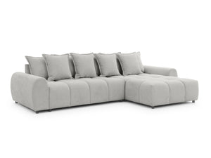 ALBANE L-SHAPED RIGHT HAND FACING CORNER SOFA GREY