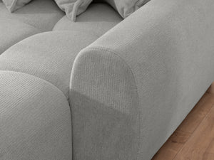 ALBANE L-SHAPED RIGHT HAND FACING CORNER SOFA GREY