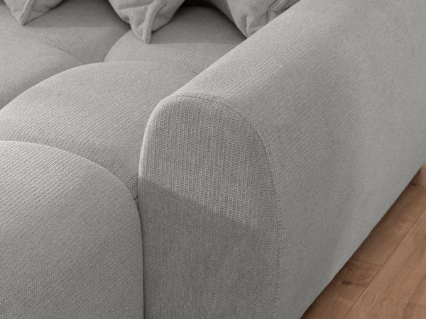 ALBANE L-SHAPED RIGHT HAND FACING CORNER SOFA GREY