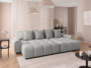 ALBANE L-SHAPED RIGHT HAND FACING CORNER SOFA GREY
