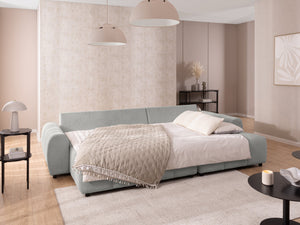 ALBANE L-SHAPED RIGHT HAND FACING CORNER SOFA GREY