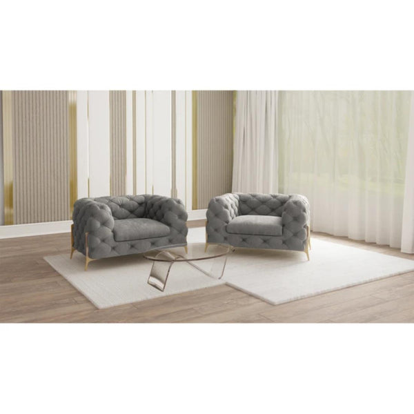 CHELSEA BIS GREY ARMCHAIR SET OF 2