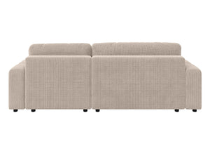 LUKI MODULAR L-SHAPED RIGHT HAND FACING CORNER SOFA BED - BEIGE