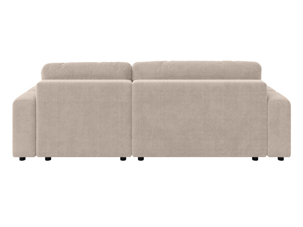 LUKI MODULAR L-SHAPED RIGHT HAND FACING CORNER SOFA BED - BEIGE