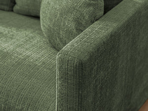 PAPHOS 3 SEATER SOFA - GREEN