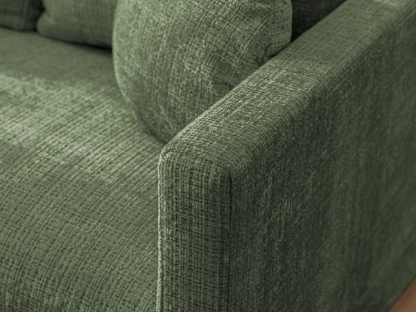 PAPHOS 3 SEATER SOFA - GREEN