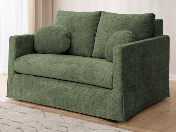 PAPHOS 2 SEATER SOFA - GREEN