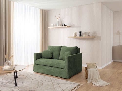 PAPHOS 2 SEATER SOFA - GREEN