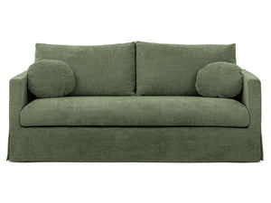 PAPHOS 3 SEATER SOFA - GREEN