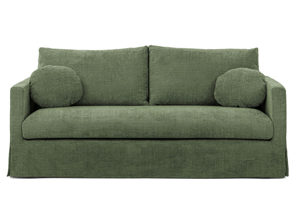 PAPHOS 3 SEATER SOFA - GREEN