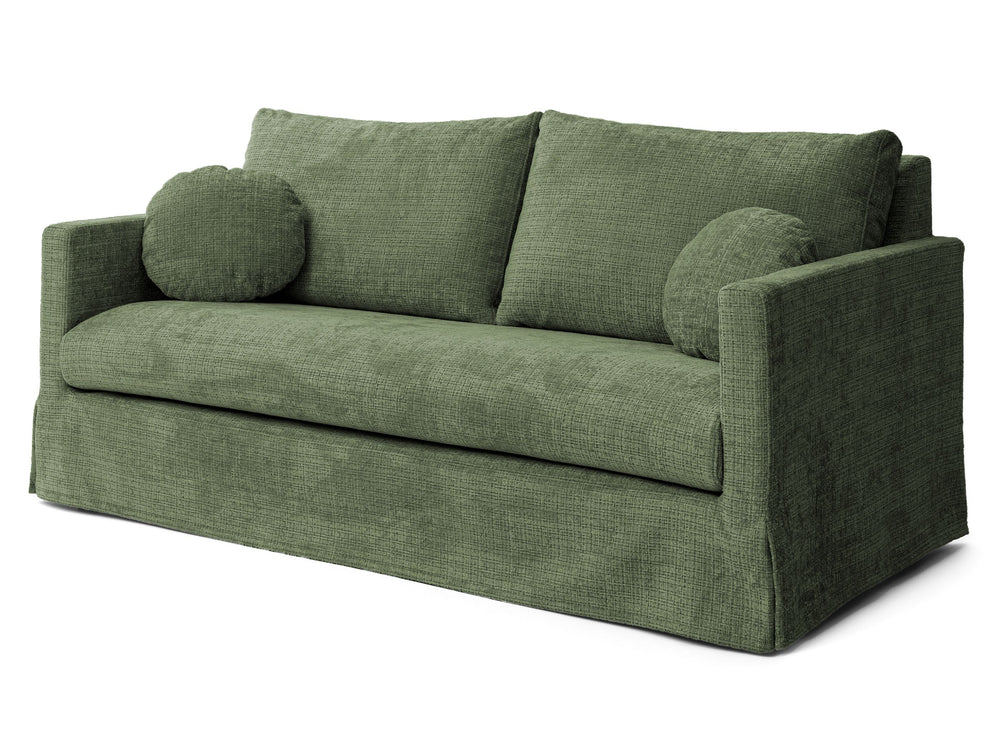 PAPHOS 3 SEATER SOFA - GREEN
