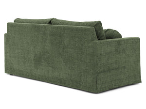 PAPHOS 3 SEATER SOFA - GREEN