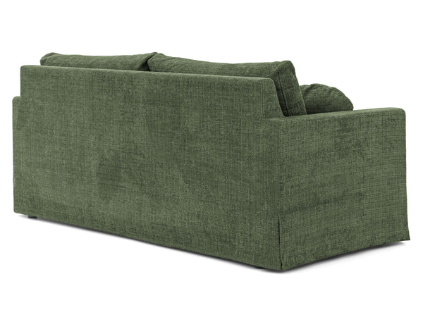 PAPHOS 3 SEATER SOFA - GREEN