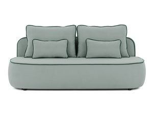 SAGA 3 SEATER SOFA BED - SAGE GREEN