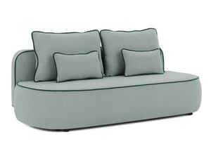 SAGA 3 SEATER SOFA BED - SAGE GREEN