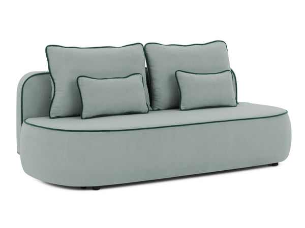 SAGA 3 SEATER SOFA BED - SAGE GREEN