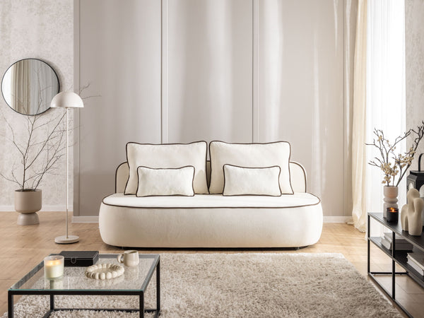 SAGA 3 SEATER SOFA BED - BEIGE