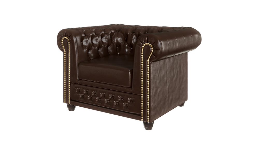YORK ARMCHAIR BROWN
