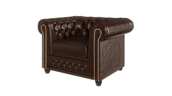 YORK ARMCHAIR BROWN