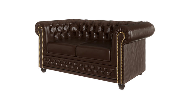 YORK 3+2+1 SEATER SOFA SET BROWN