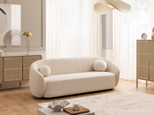 BLOOM 3 SEATER SOFA BEIGE