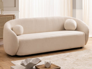 BLOOM 3 SEATER SOFA BEIGE
