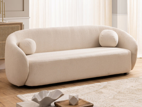 BLOOM 3 SEATER SOFA BEIGE
