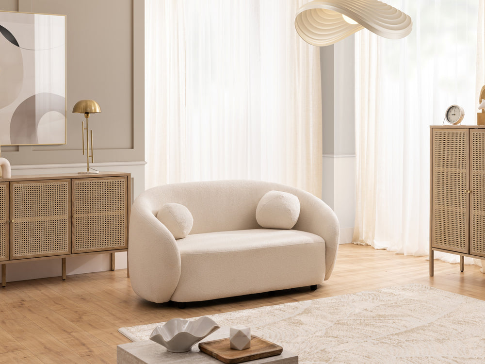 BLOOM 2 SEATER SOFA BEIGE