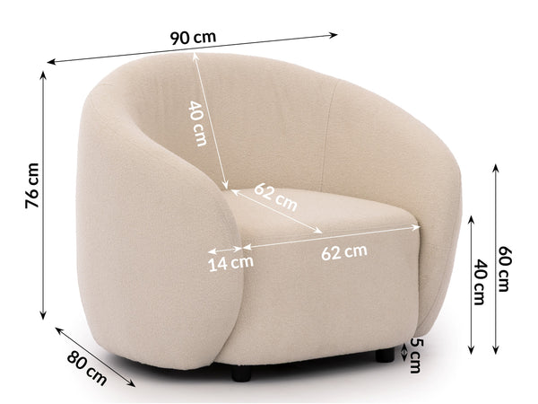 BLOOM 3+2+1 SEATER SOFA SET BEIGE