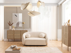 BLOOM 2 SEATER SOFA BEIGE