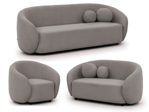 BLOOM 3+2+1 SEATER SOFA SET GREY