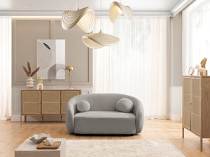 BLOOM 2 SEATER SOFA GREY