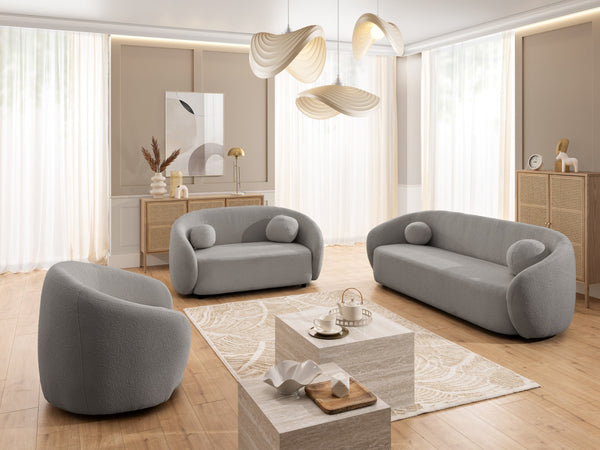 BLOOM 3+2+1 SEATER SOFA SET GREY