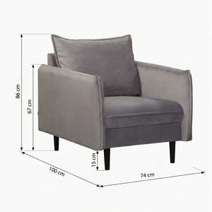 JULI ARMCHAIR GREY
